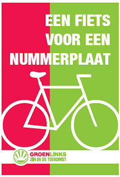 Een fiets voor je nummerplaat