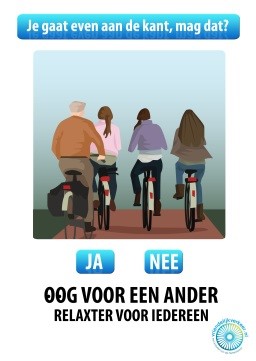 Je gaat even aan de kant, mag dat? Poster