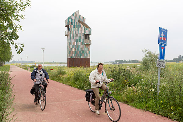 Fietsers in de regio Nijmegen. Foto: Bas de Meijer