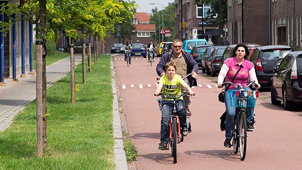 Fietsers in Nijmegen. Foto: Bas de Meijer