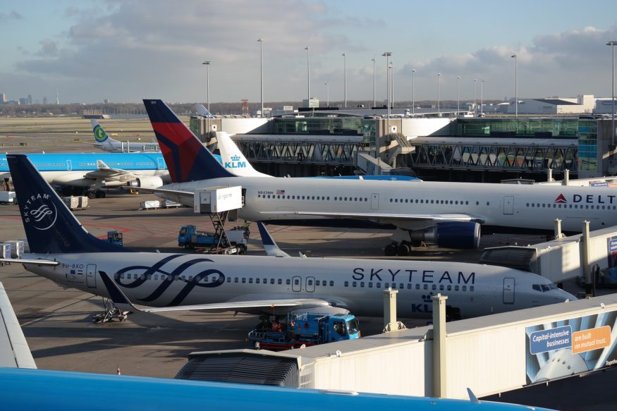 Vliegtuigen op Schiphol