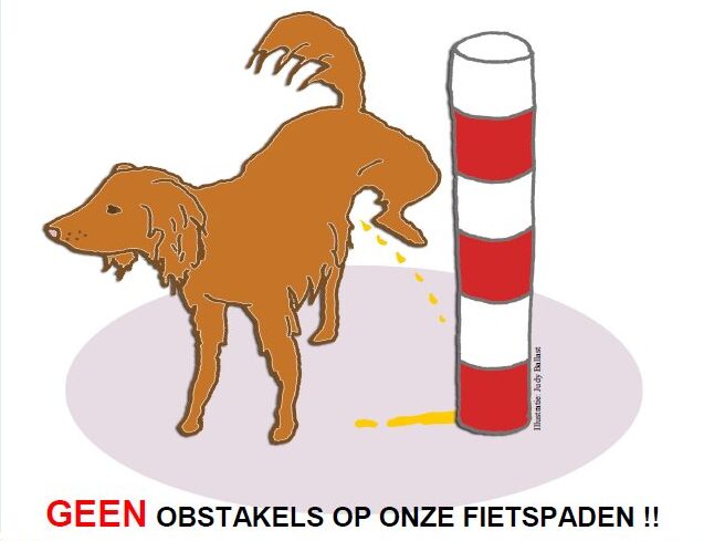 Geen obstakels voor fietsers