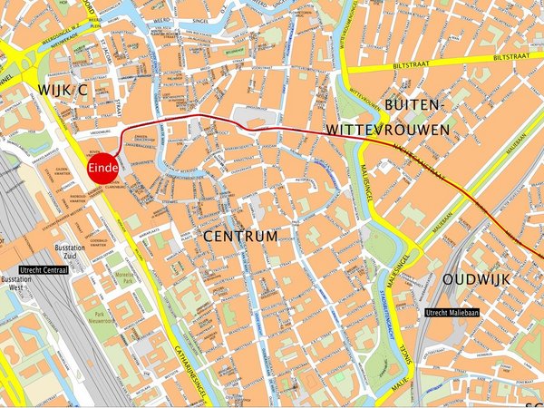 Route op 3 juli