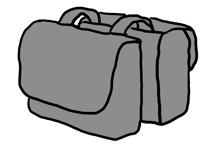 Tas met open verbinding