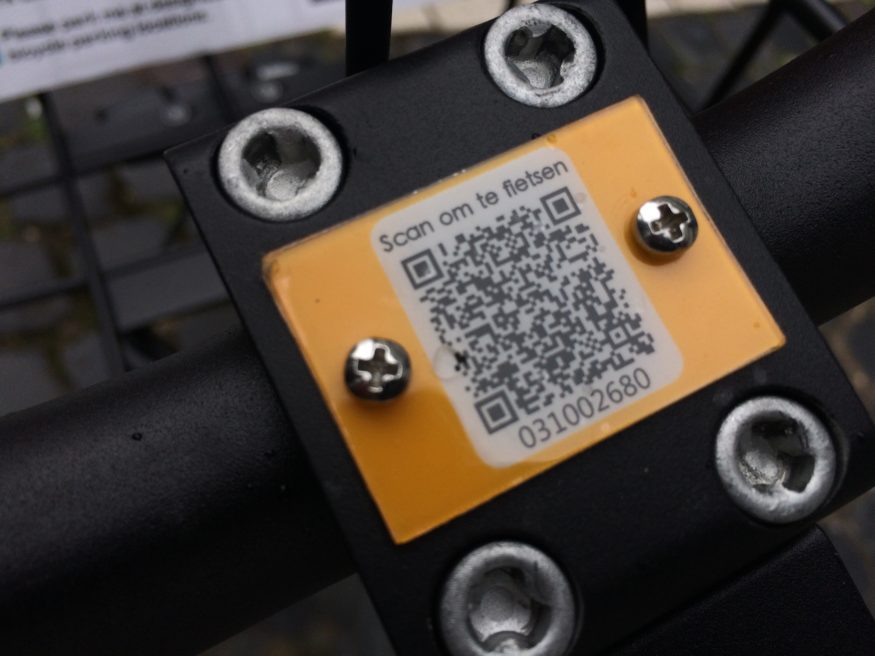 QR-code op OBike
