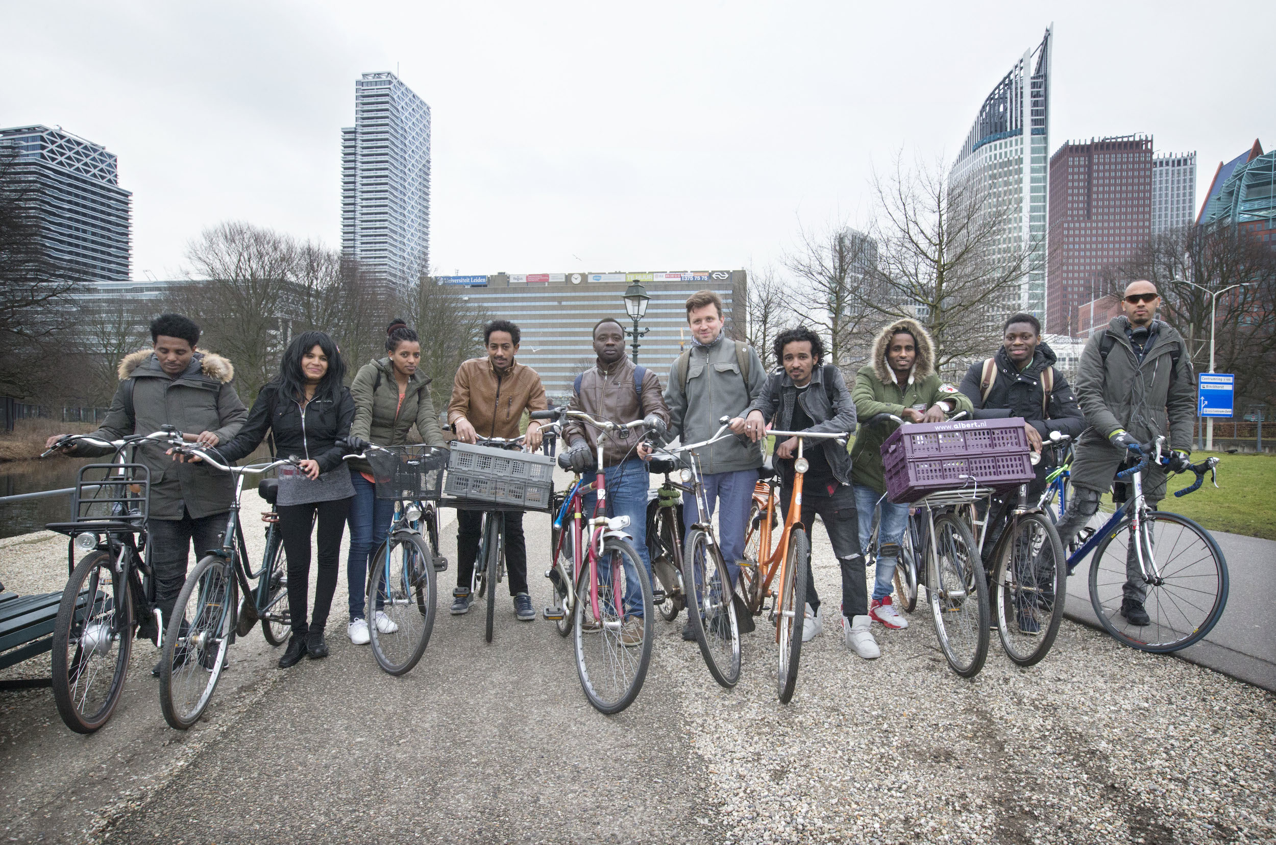 Eritreeërs zijn dol op fietsen