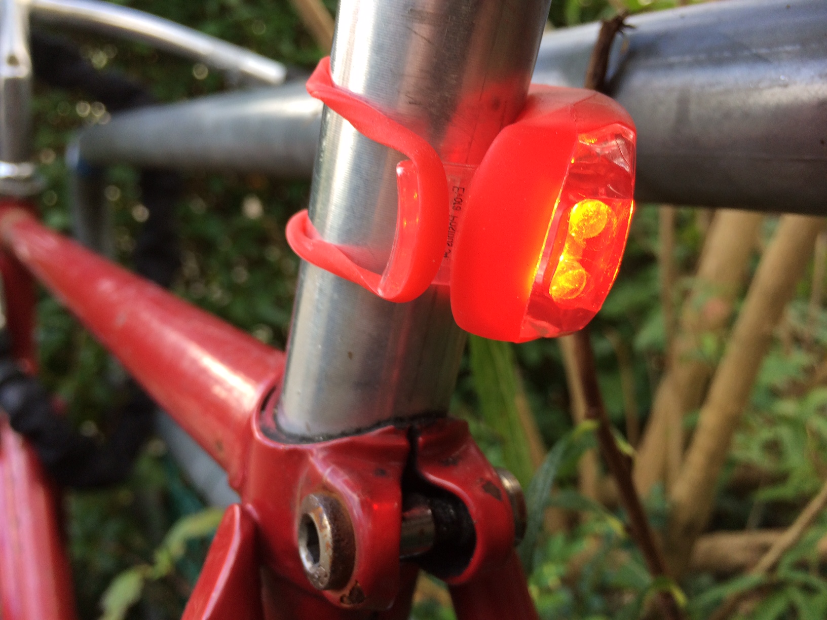 Goedkoop fietsachterlichtje