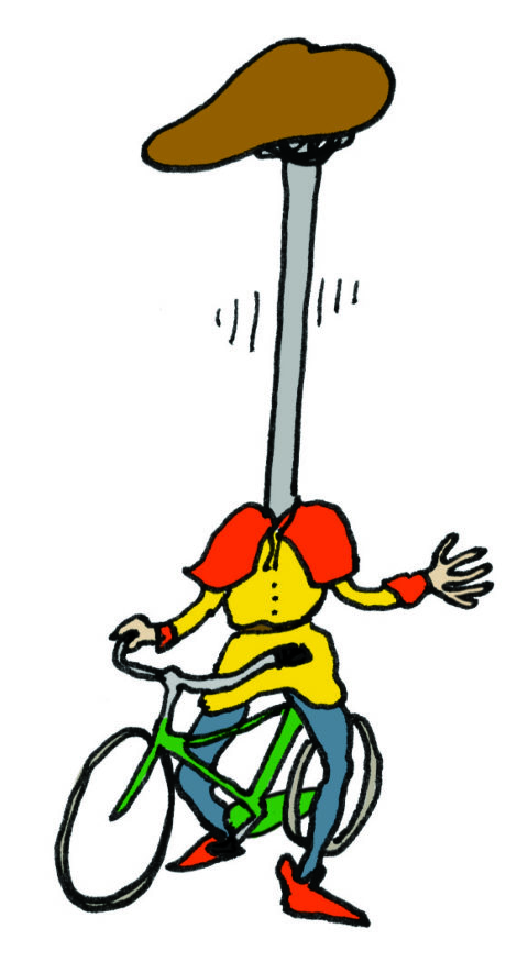 automatisch zakkend zadel, fietsersbond