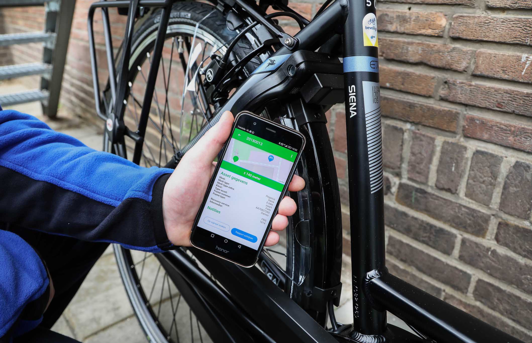track and trace fiets