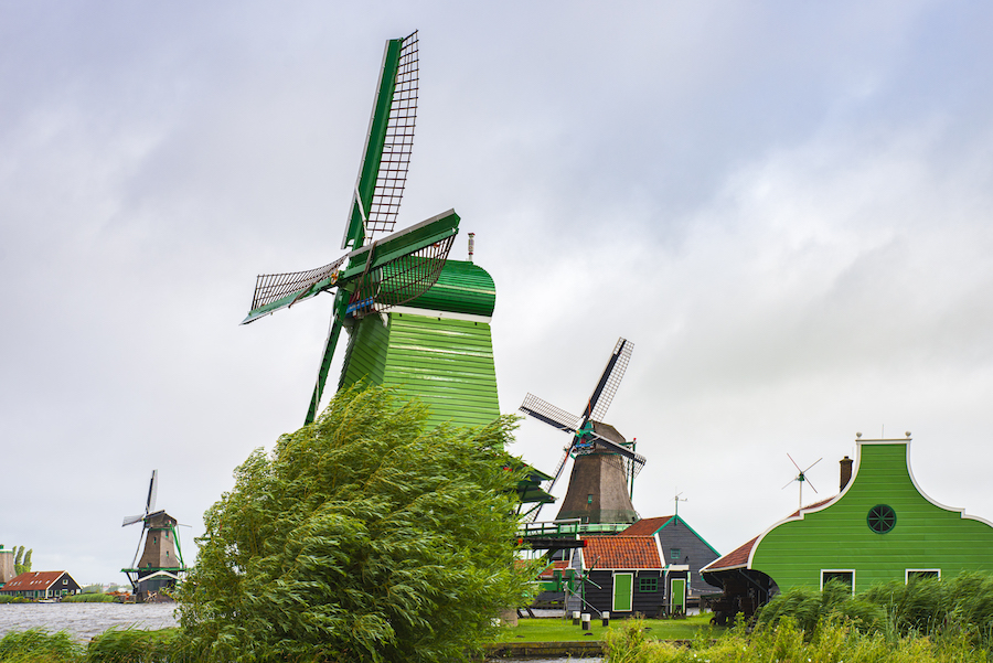 Molens op de Zaanse schans
