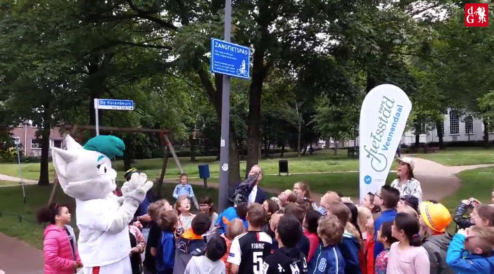 Opening zangfietspad Veenendaal