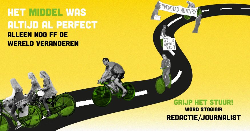 actieposter voor stagiair