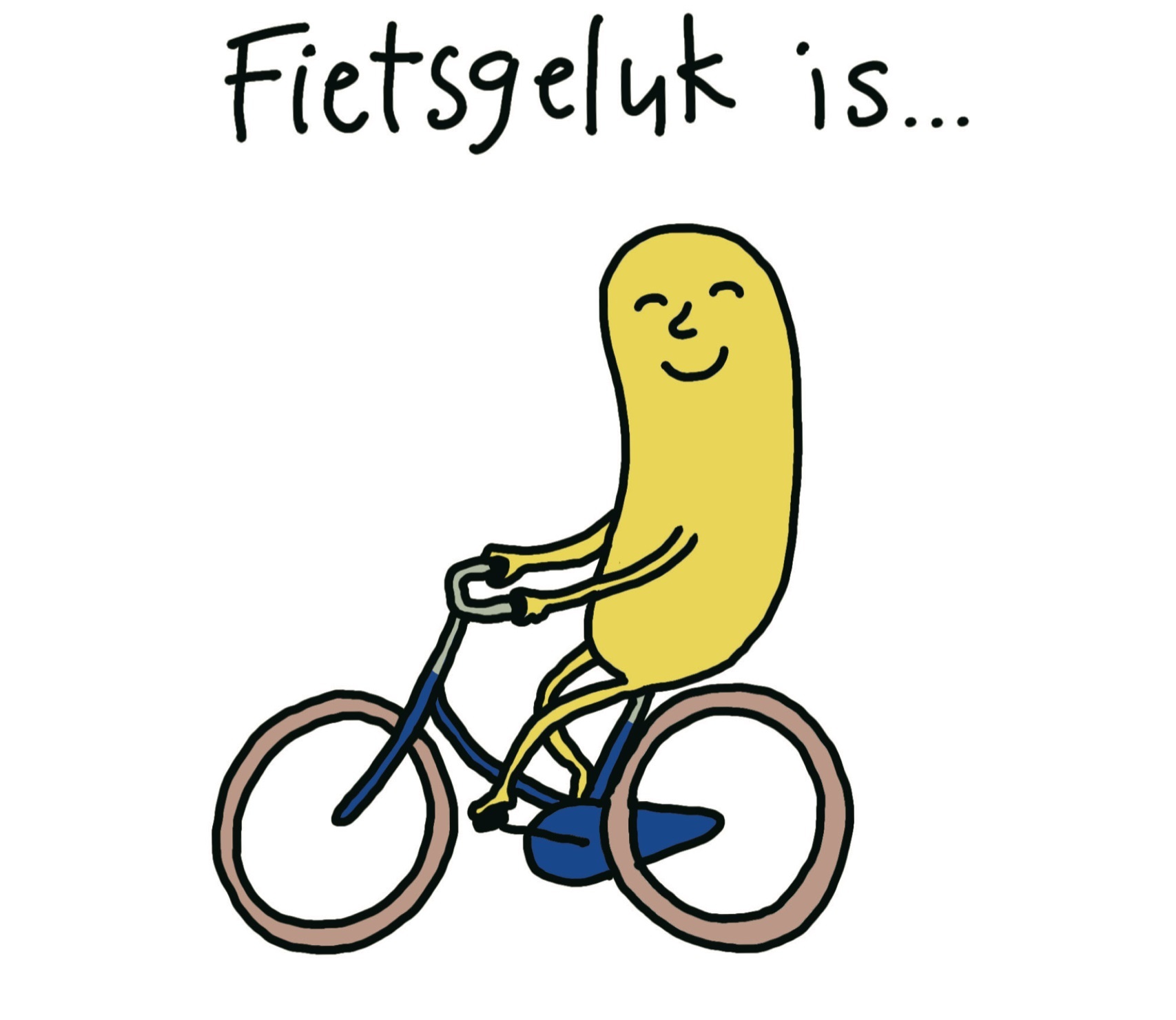 Fietsgeluk is...