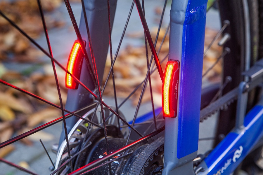 Achterlicht van elektrische ov-fiets