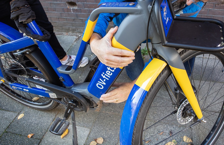 Detail van Elektrische ov-fiets