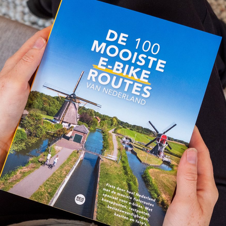 Cover van het boek De 100 mooiste e-bike routes van Nederland