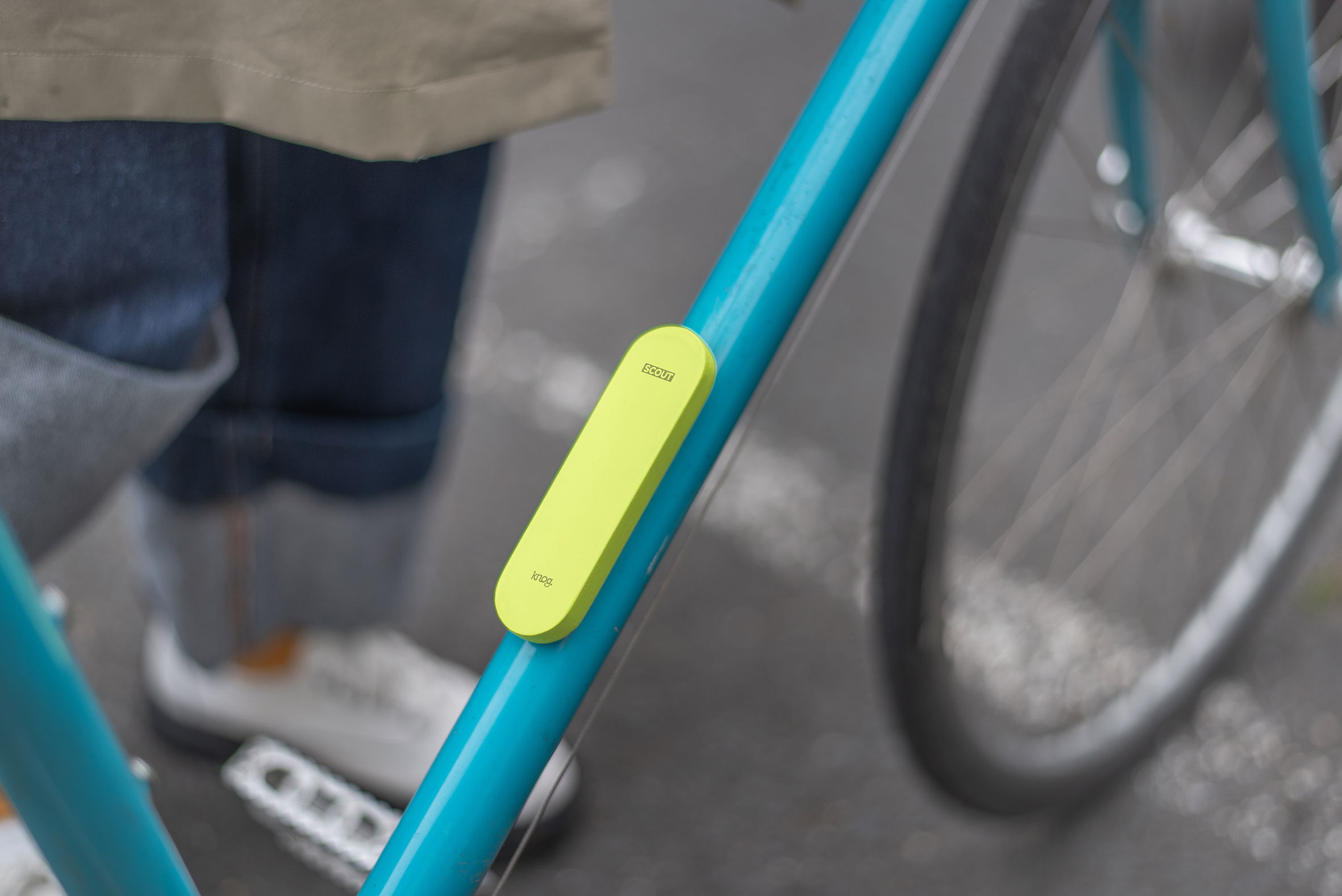 Het elegante fietsalarm van Knog