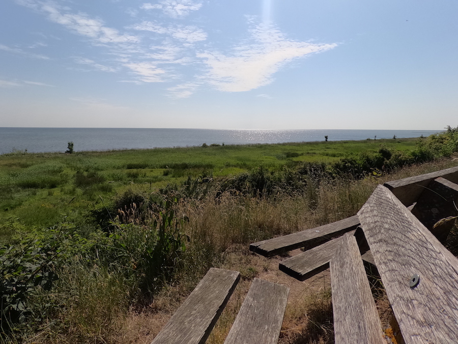Uitzicht bij Oudemirdumer klif