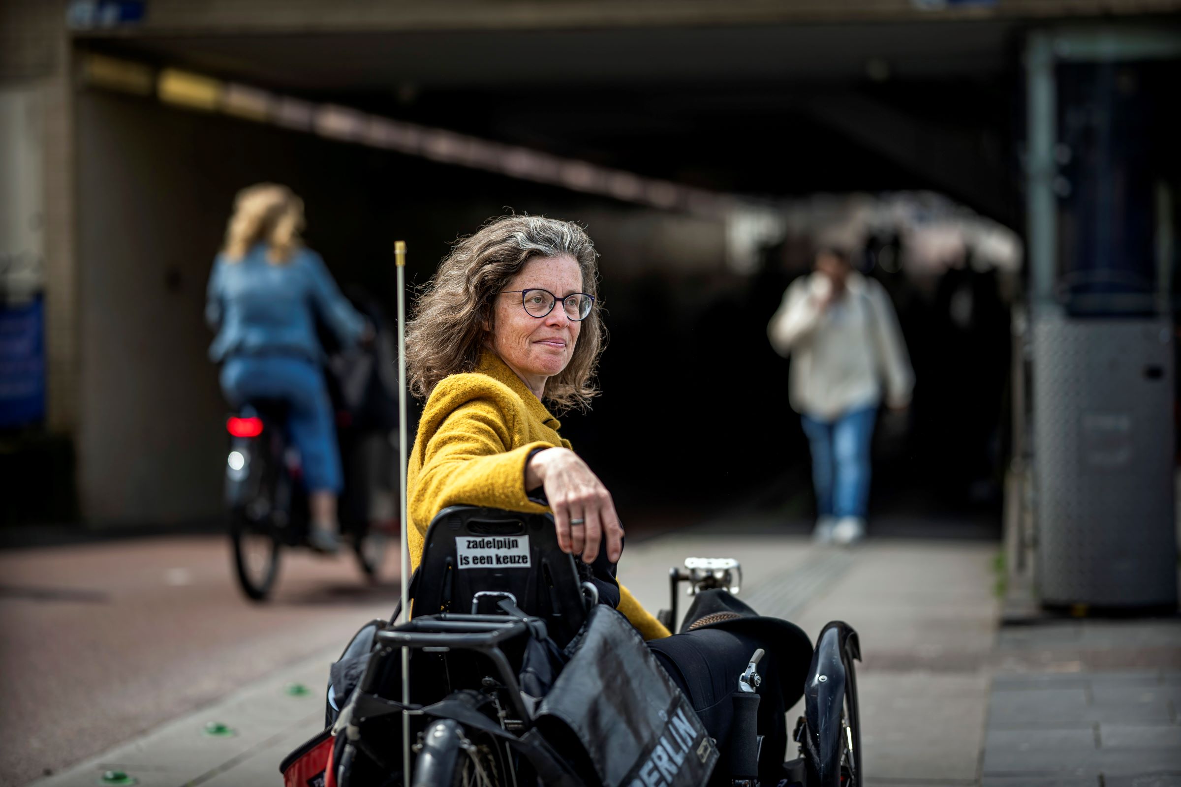 Marjolein van Dillen, voorzitter van Fietsersbond afdeling Hilversum