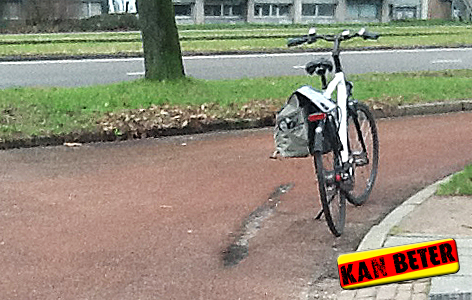 Foto: onderhoud fietspad Leo Majorlaan/Weth. Alfrinkweg