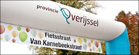 Opening van Karnebeek fietsstraat Zwolle