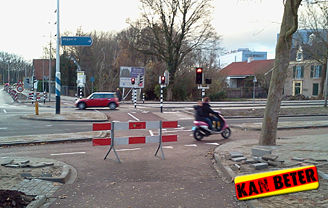 Foto: afrit Rodetorenbrug richting Katerdijk