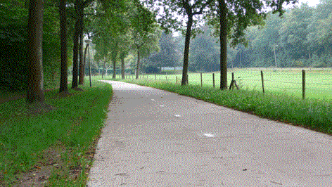 Foto nieuwe fietspad Haersterveerweg