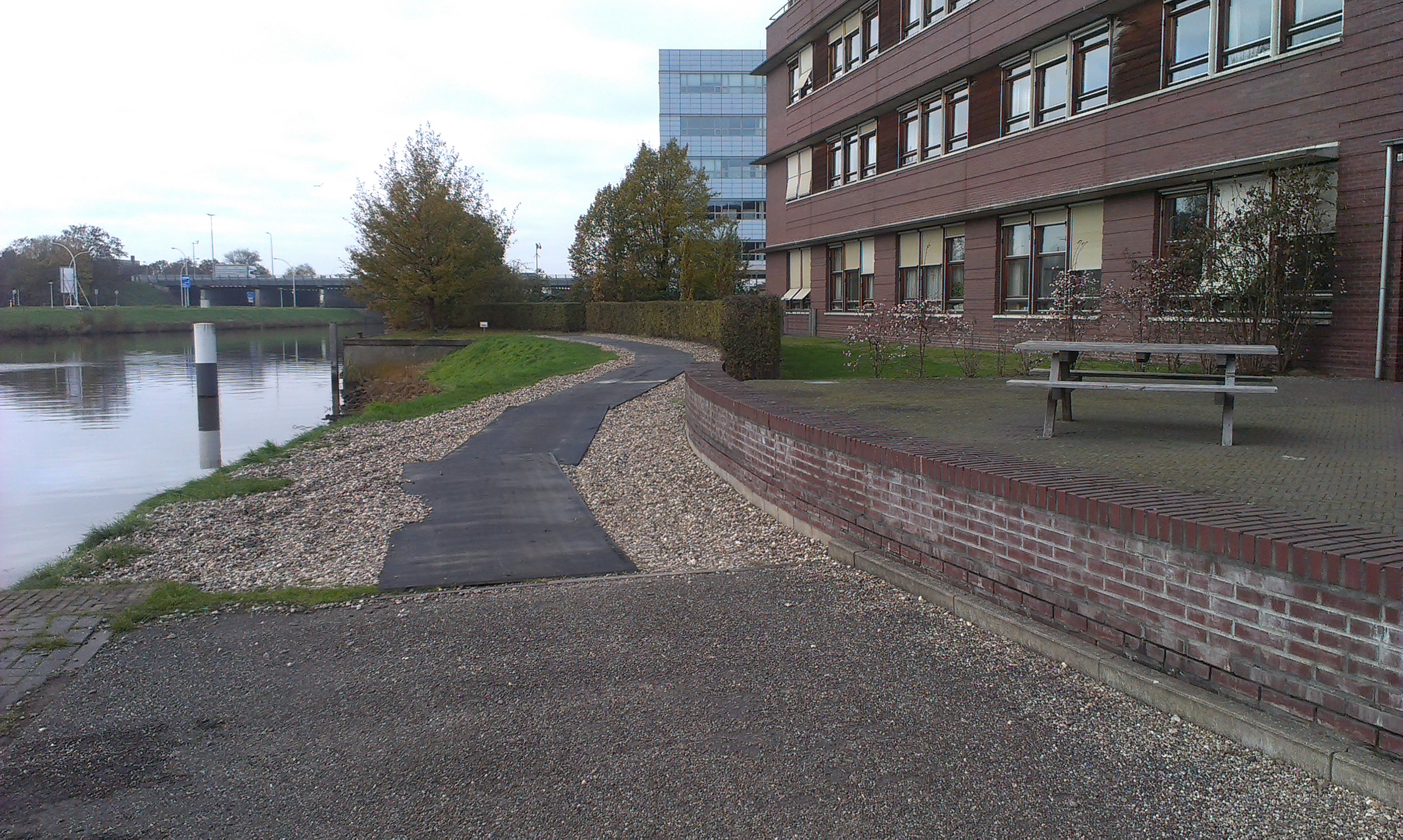 Foto pad achter Dimence en Achmea