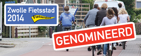 Foto: Zwolle genomineerd voor fietsstad 2014