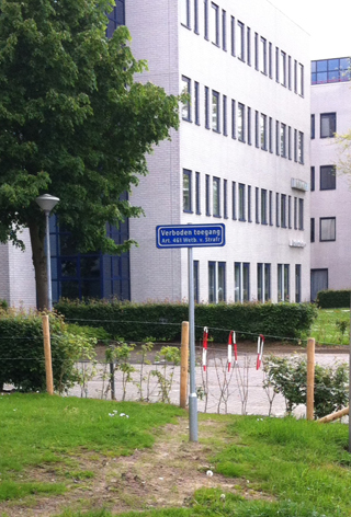 Foto: afsluiting olifantspad DGT
