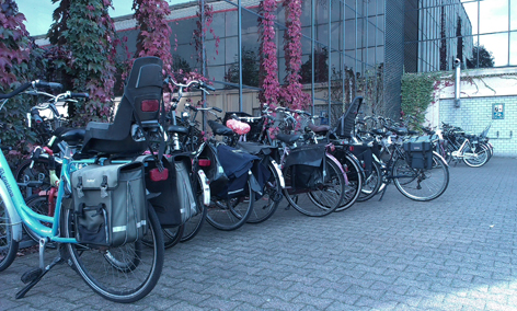 Foto: buitenstalling bij Tuinland-Zwolle