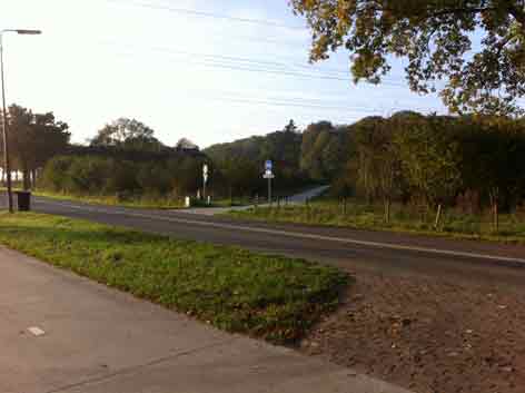 Foto: fietspad bij Bikkenrade