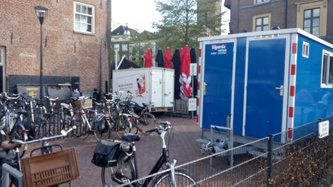 Foto: Toch nog een stalling gevonden!