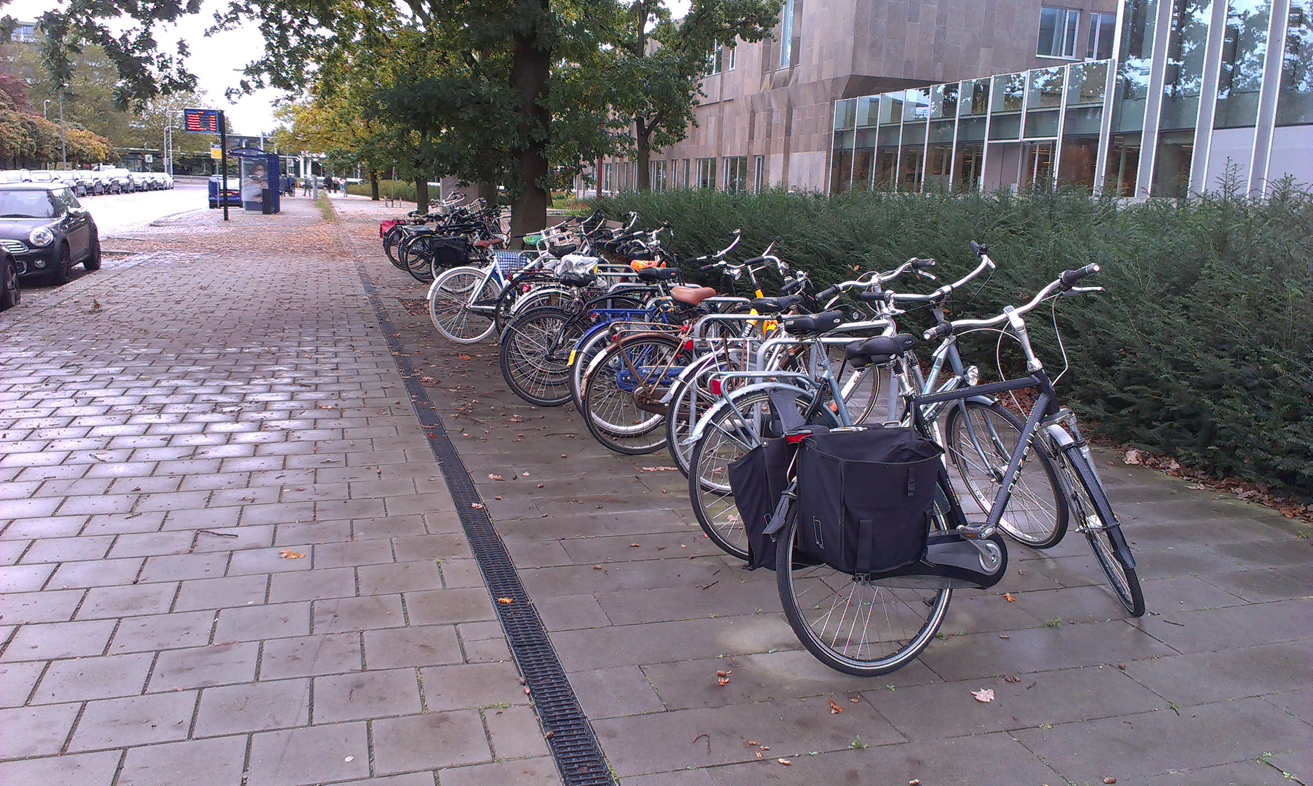 Foto: Te weinig fietsnietjes bij rechtbank
