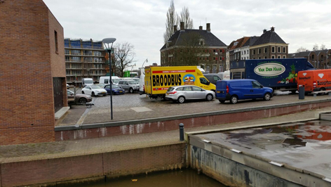 Foto: geplande overloopplek fietsparkeren Rodetorenplein