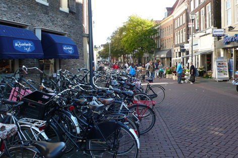 Foto: fietsen Kop Oude Vismarkt