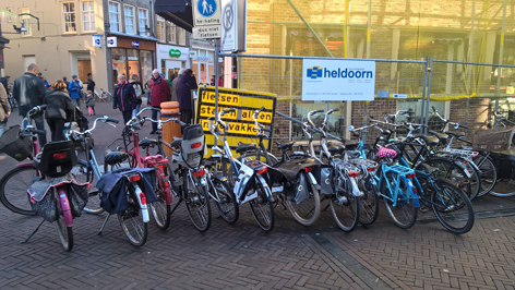 Foto: Kop Oude Vismarkt in de winter