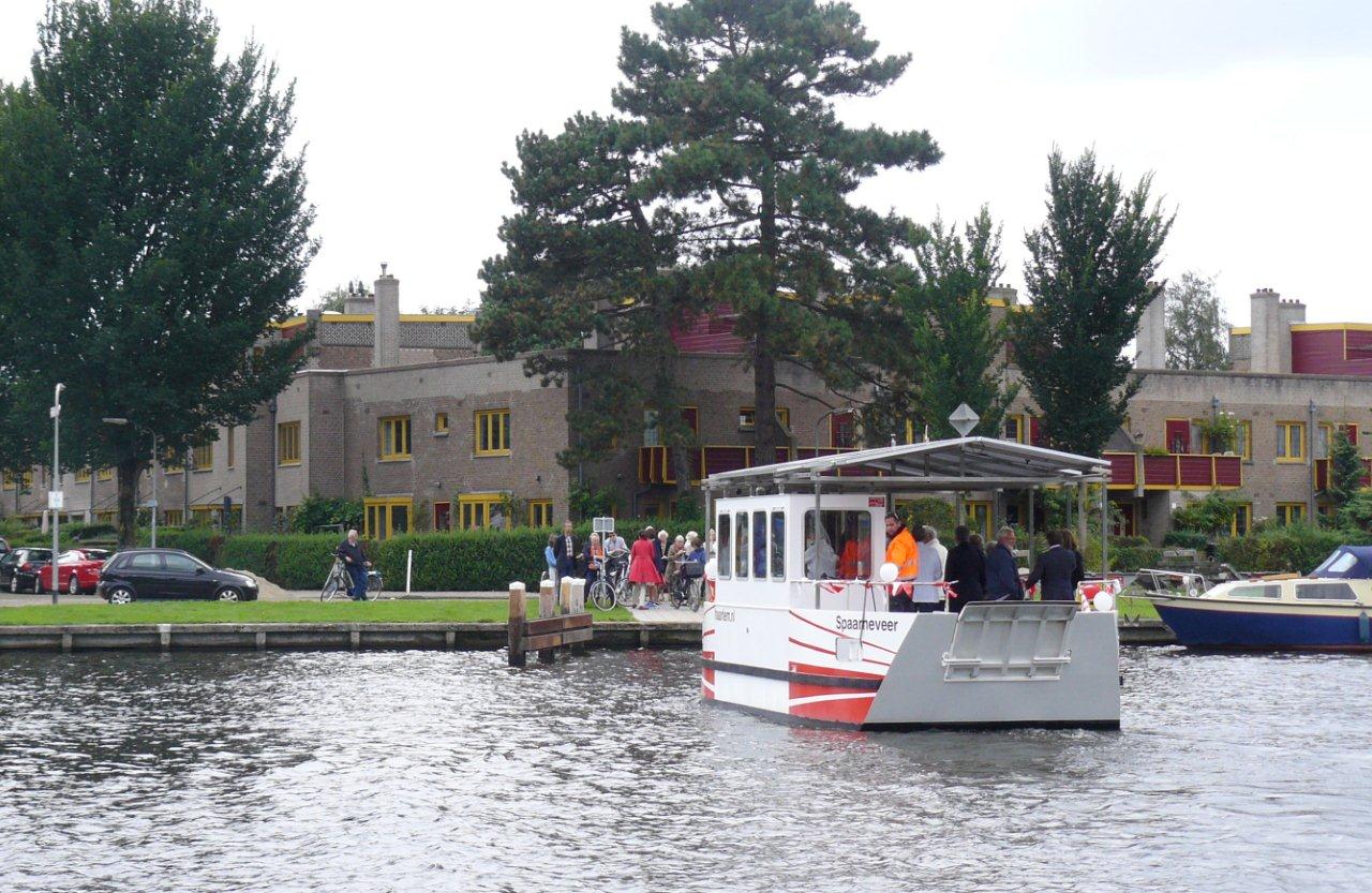 Meteen na opening druk:Spaarneveer